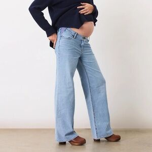 Hatch The Relaxed Wide Leg Maternity Jean